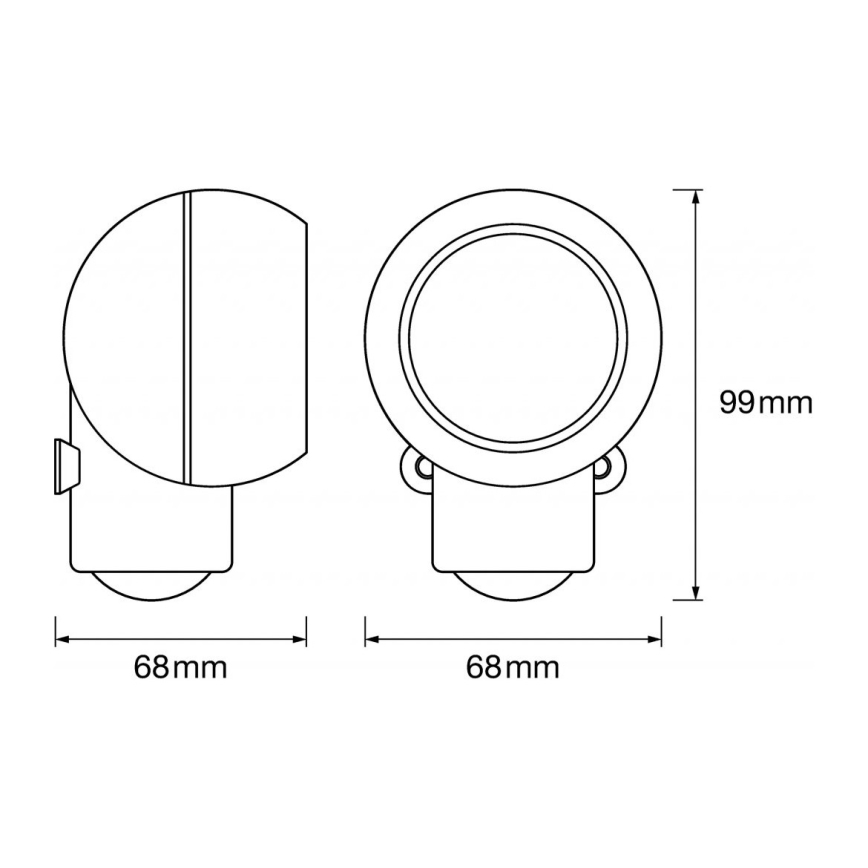 Ledvance -LED Spoljna orijentaciona svetiljka sa senzorom SPYLUX LED/0,3W/3xAA IP43