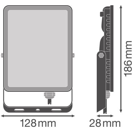 Ledvance - LED spoljni zidni reflektor FLOODLIGHT LED/30W/230V 4000K IP65