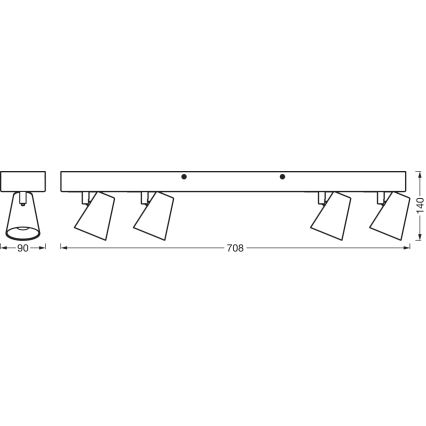 Ledvance - LED spot svetiljka DECOR NEPTUNE LED/27W/230V