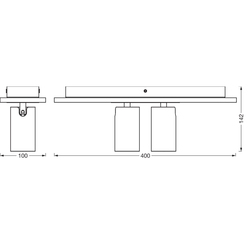Ledvance - LED spot svetlo DECOR MERCURY 2xGU10/3,4W/230V