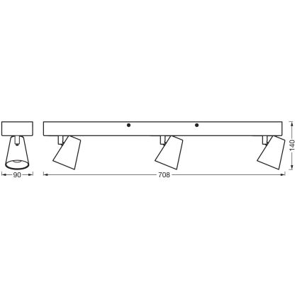 Ledvance - LED spot svetlo DECOR NEPTUNE LED/26W/230V