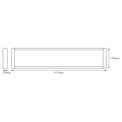 Ledvance - LED stropna svetiljka OFFICE LINE LED/25W/230V