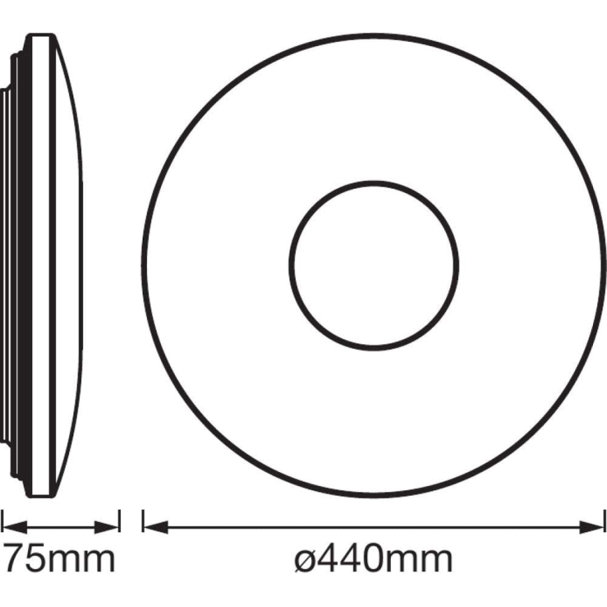 Ledvance - LED stropno svetlo sa senzorom SPARKLEDOT LED/32W/230V