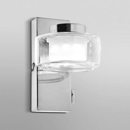 Ledvance - LED kupatilsko zidno svetlo ORBIS FLAME LED/5,5W/230V 3000/4000K IP44 sjajni hrom