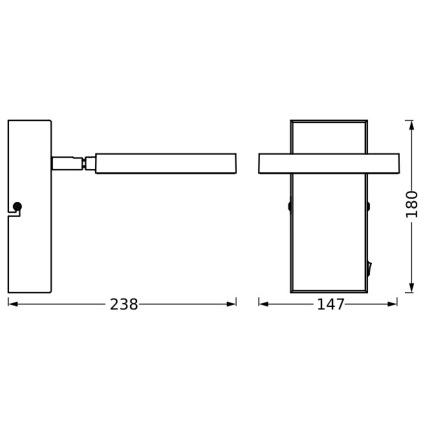 Ledvance - LED zidno spot svetlo DECOR SATURN LED/11W/230V 3000/4200/6500K