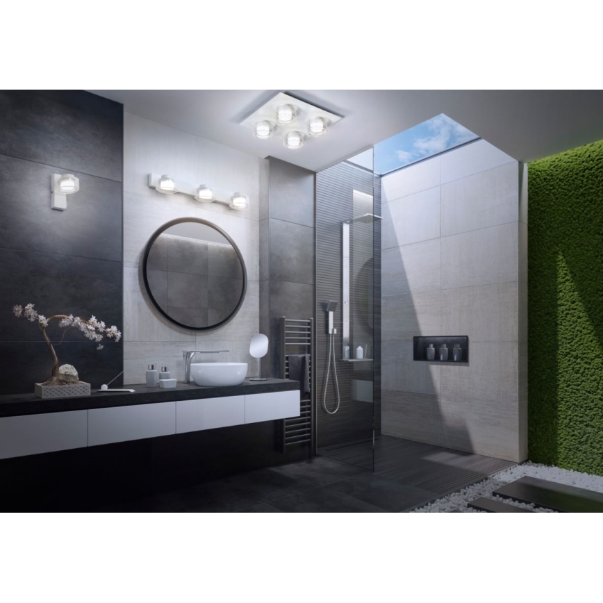 Ledvance - LED zidno svetlo za kupatilo ORBIS FLAME 2xLED/5,5W/230V 3000/4000K IP44 belo