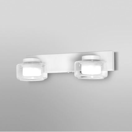 Ledvance - LED zidno svetlo za kupatilo ORBIS FLAME 2xLED/5,5W/230V 3000/4000K IP44 belo