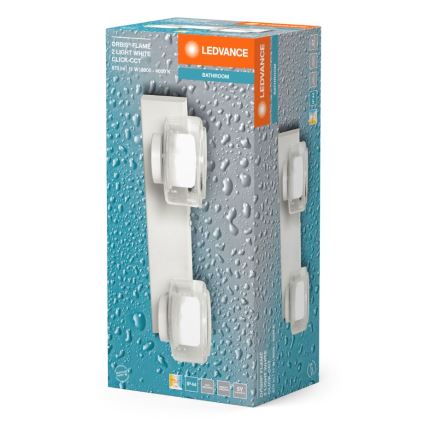 Ledvance - LED zidno svetlo za kupatilo ORBIS FLAME 2xLED/5,5W/230V 3000/4000K IP44 belo