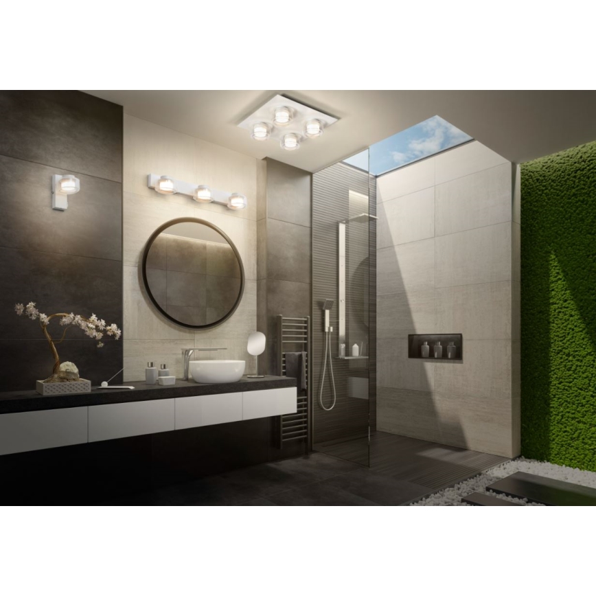 Ledvance - LED zidno svetlo za kupatilo ORBIS FLAME LED/5,5W/230V 3000/4000K IP44 bela
