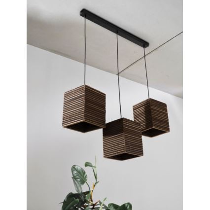 Ledvance - Luster na kablu DECOR CARDBOARD 3xE27/15W/230V