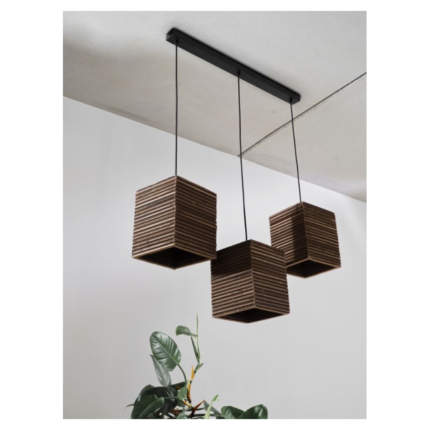 Ledvance - Luster na kablu DECOR CARDBOARD 3xE27/15W/230V
