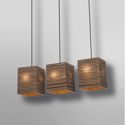 Ledvance - Luster na kablu DECOR CARDBOARD 3xE27/15W/230V