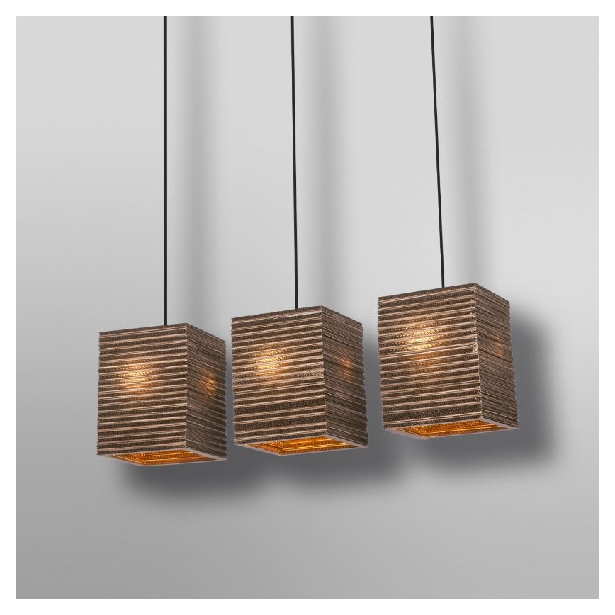 Ledvance - Luster na kablu DECOR CARDBOARD 3xE27/15W/230V