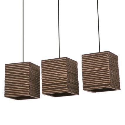 Ledvance - Luster na kablu DECOR CARDBOARD 3xE27/15W/230V