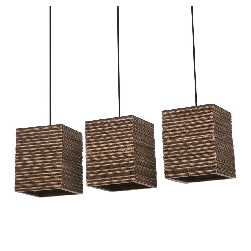 Ledvance - Luster na kablu DECOR CARDBOARD 3xE27/15W/230V