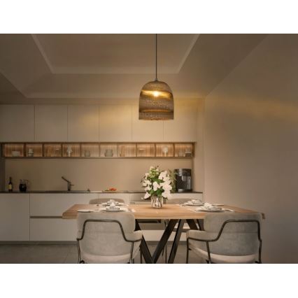 Ledvance - Luster na sajli DECOR CARDBOARD 1xE27/15W/230V prečnik 25 cm