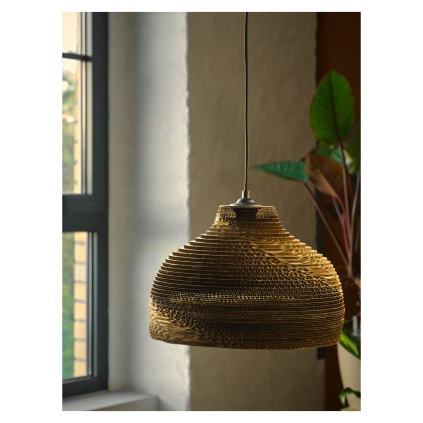 Ledvance - Luster na sajli DECOR CARDBOARD 1xE27/15W/230V prečnik 36 cm