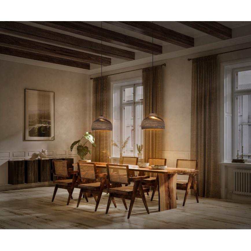 Ledvance - Luster na sajli DECOR CARDBOARD 1xE27/15W/230V prečnik 36 cm