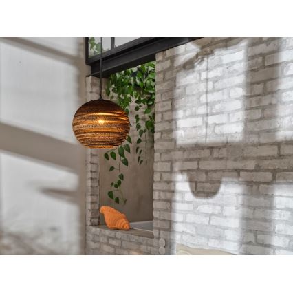Ledvance - Luster na sajli DECOR CARDBOARD 1xE27/15W/230V prečnika 26 cm