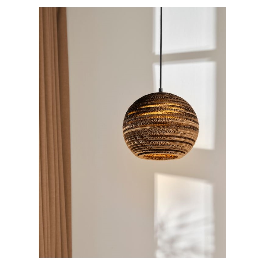 Ledvance - Luster na sajli DECOR CARDBOARD 1xE27/15W/230V prečnika 26 cm