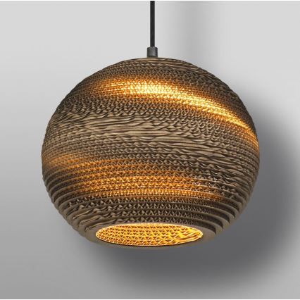 Ledvance - Luster na sajli DECOR CARDBOARD 1xE27/15W/230V prečnika 26 cm