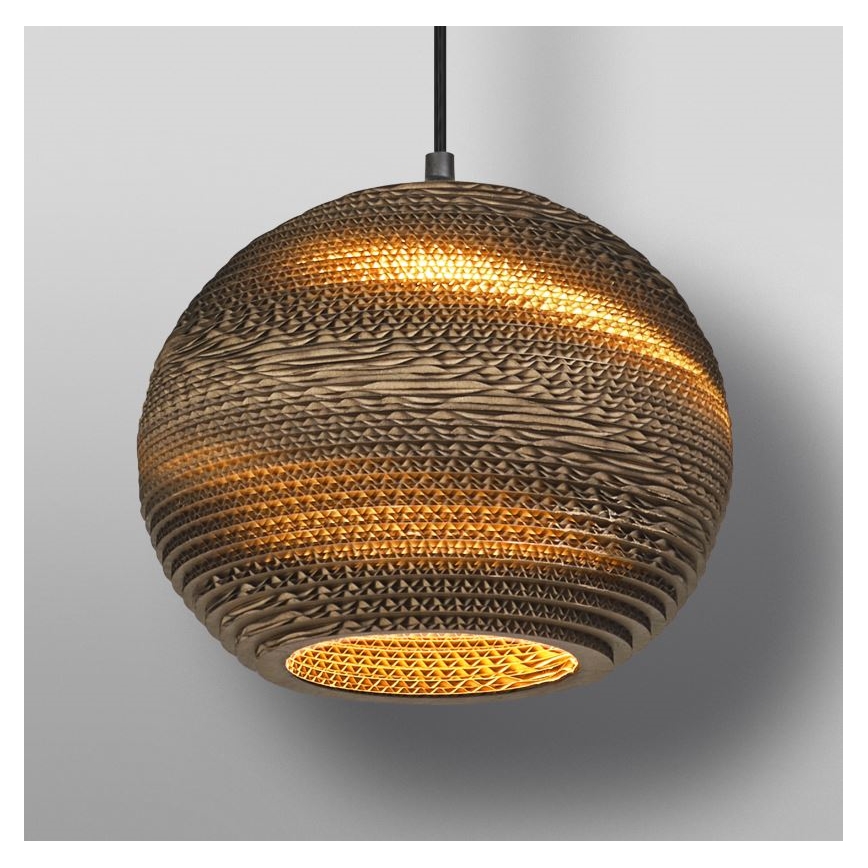 Ledvance - Luster na sajli DECOR CARDBOARD 1xE27/15W/230V prečnika 26 cm
