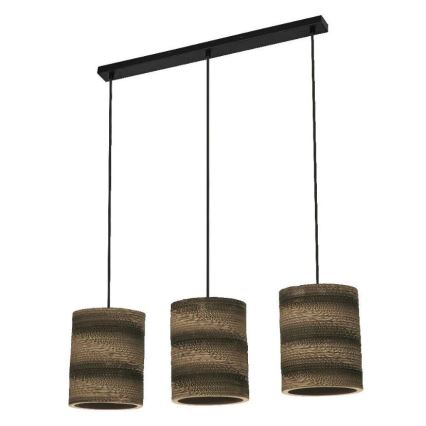 Ledvance - Luster na sajli DECOR CARDBOARD 3xE27/15W/230V