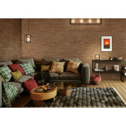 Ledvance - Luster na sajli DECOR NAIROBI 1xE27/15W/230V kaučukovo drvo
