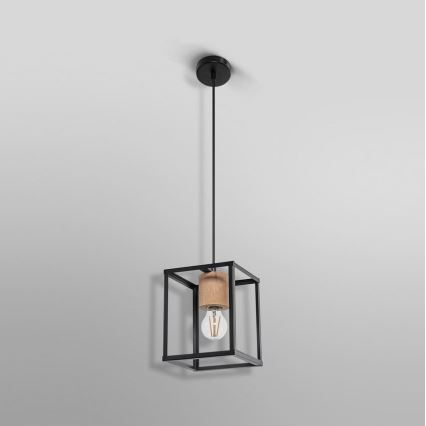 Ledvance - Luster na sajli DECOR NAIROBI 1xE27/15W/230V kaučukovo drvo