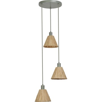 Ledvance - Luster na sajli DECOR RAFFIA 3xE27/15W/230V rafija