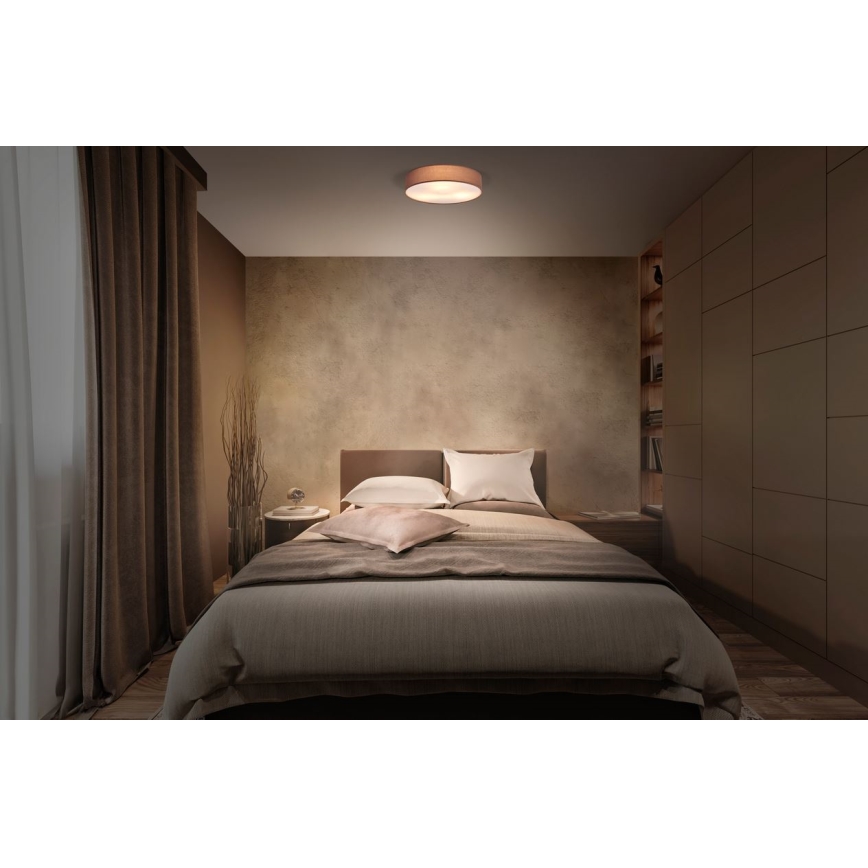 Ledvance - Plafonska svetiljka ORBIS PARIS 3xE27/25W/230V braon