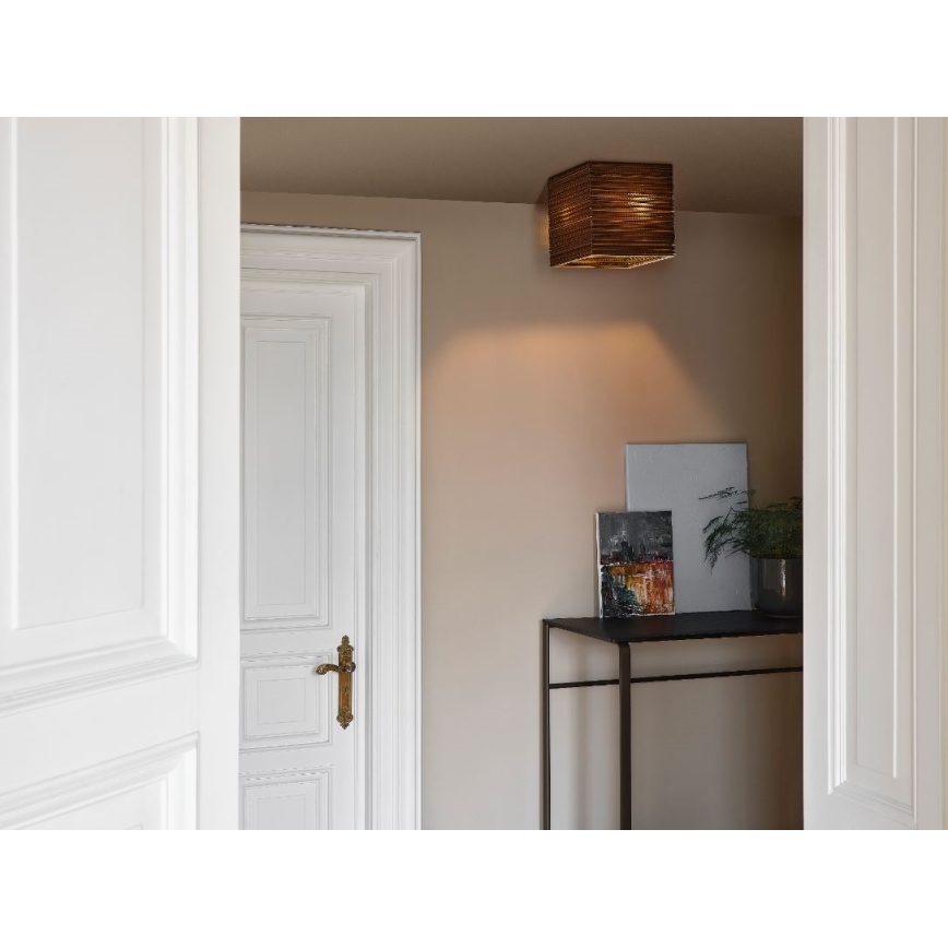 Ledvance - Plafonsko svetlo DECOR CARDBOARD 1xE27/15W/230V 25x25 cm