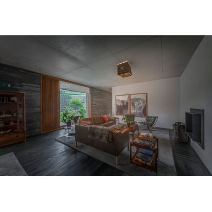 Ledvance - Plafonsko svetlo DECOR CARDBOARD 1xE27/15W/230V 25x25 cm