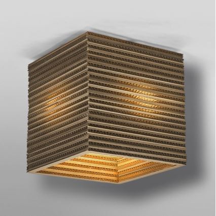 Ledvance - Plafonsko svetlo DECOR CARDBOARD 1xE27/15W/230V 25x25 cm