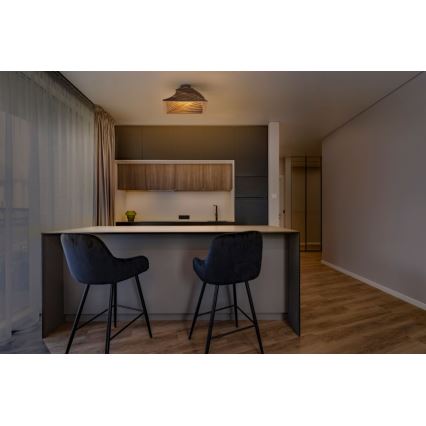 Ledvance - Plafonsko svetlo DECOR CARDBOARD 1xE27/15W/230V 40x40 cm