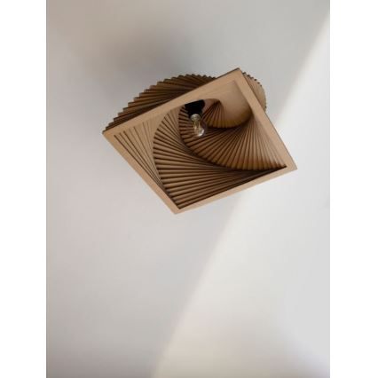 Ledvance - Plafonsko svetlo DECOR CARDBOARD 1xE27/15W/230V 40x40 cm