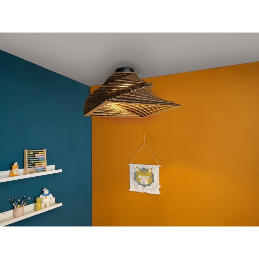 Ledvance - Plafonsko svetlo DECOR CARDBOARD 1xE27/15W/230V 40x40 cm