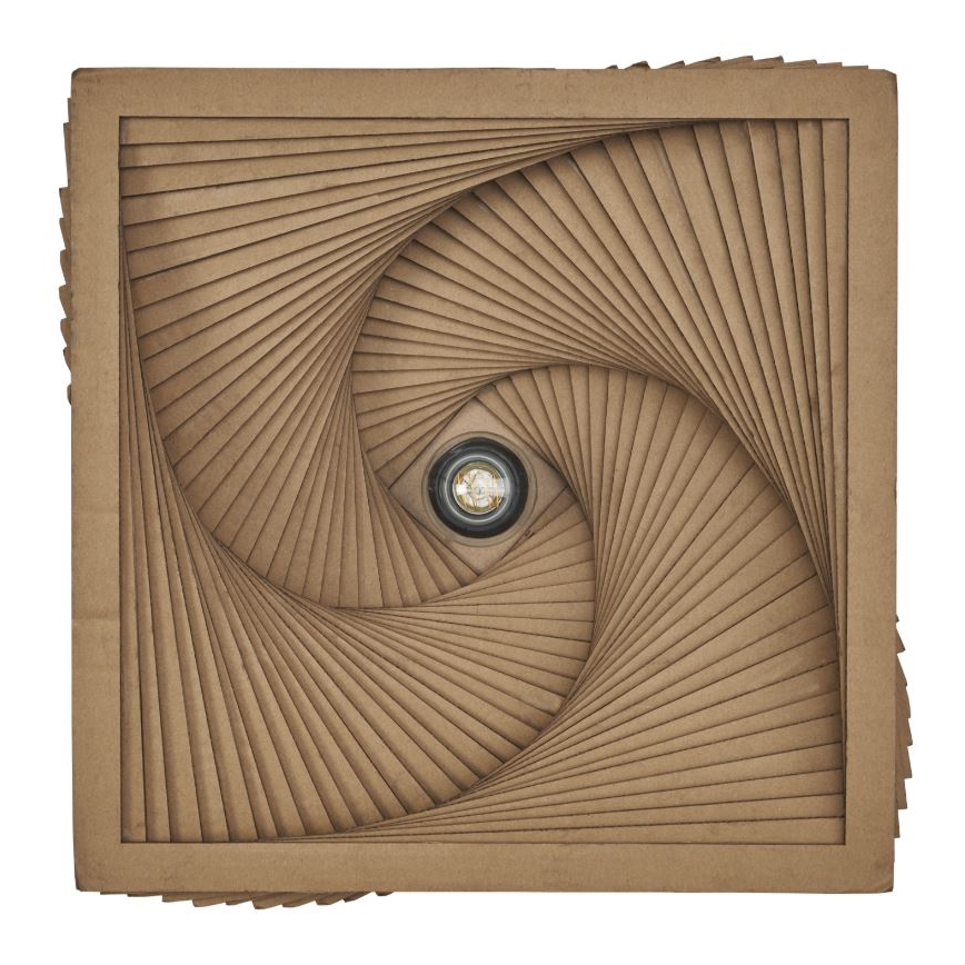 Ledvance - Plafonsko svetlo DECOR CARDBOARD 1xE27/15W/230V 40x40 cm