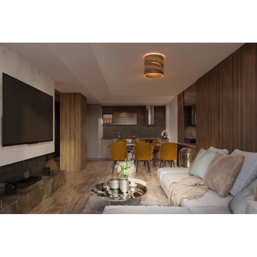 Ledvance - Plafonsko svetlo DECOR CARDBOARD 1xE27/15W/230V prečnik 25 cm