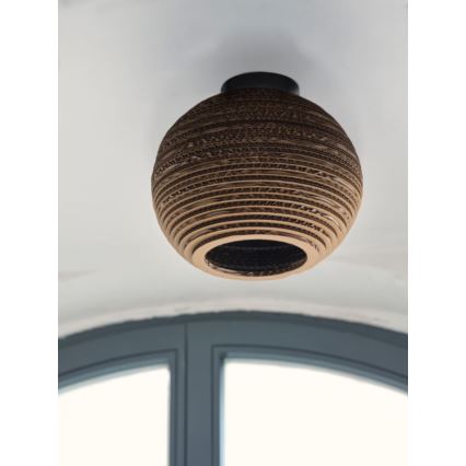 Ledvance - Plafonsko svetlo DECOR CARDBOARD 1xE27/15W/230V prečnik 26 cm