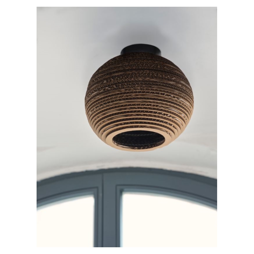 Ledvance - Plafonsko svetlo DECOR CARDBOARD 1xE27/15W/230V prečnik 26 cm