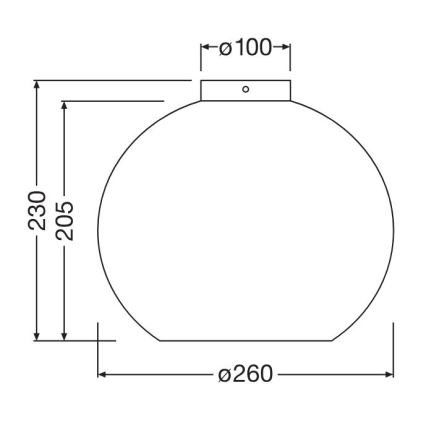 Ledvance - Plafonsko svetlo DECOR CARDBOARD 1xE27/15W/230V prečnik 26 cm