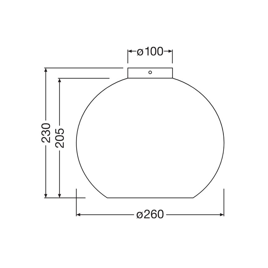 Ledvance - Plafonsko svetlo DECOR CARDBOARD 1xE27/15W/230V prečnik 26 cm