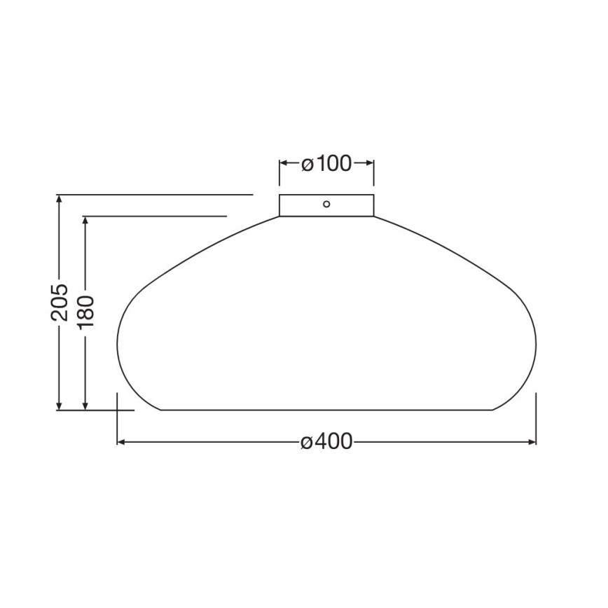 Ledvance - Plafonsko svetlo DECOR CARDBOARD 1xE27/15W/230V prečnik 40 cm