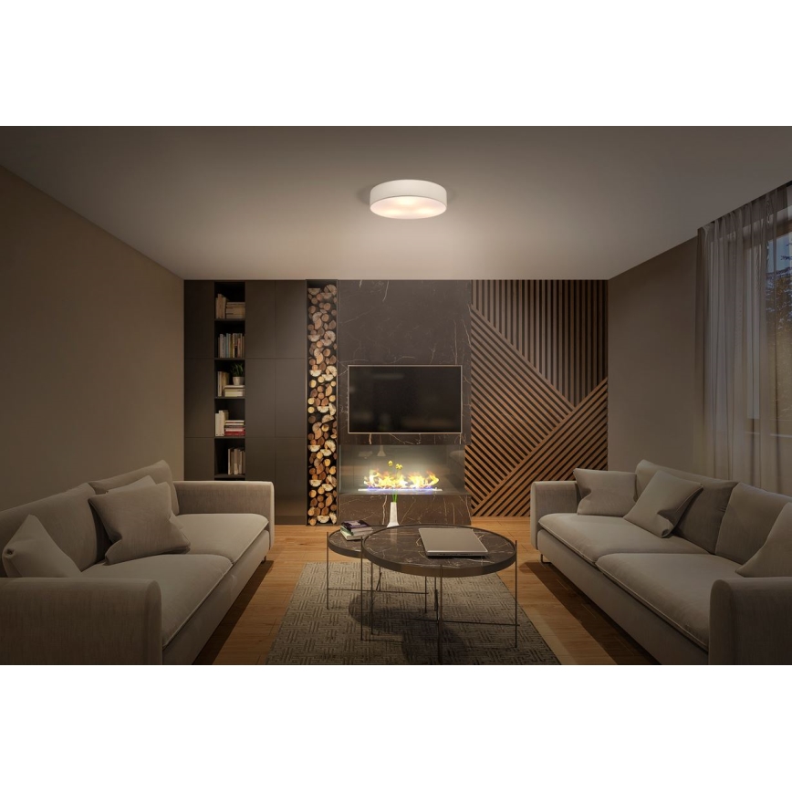 Ledvance - Plafonsko svetlo ORBIS PARIS 1xE27/25W/230V krem boje