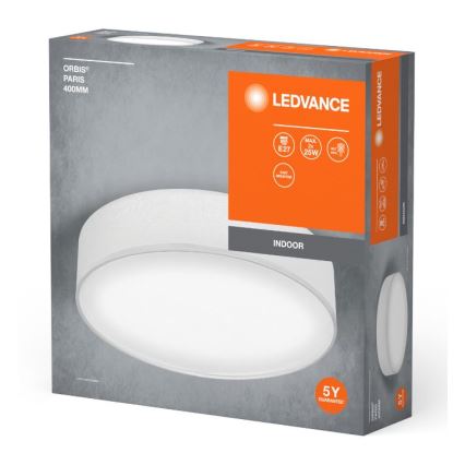 Ledvance - Plafonsko svetlo ORBIS PARIS 2xE27/25W/230V belo