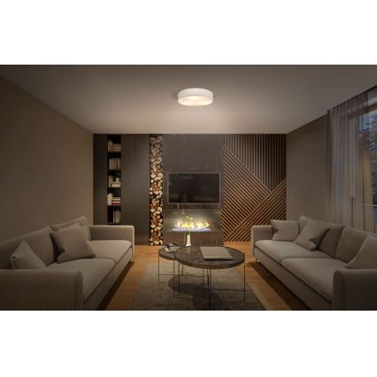 Ledvance - Plafonsko svetlo ORBIS PARIS 3xE27/25W/230V krem boje