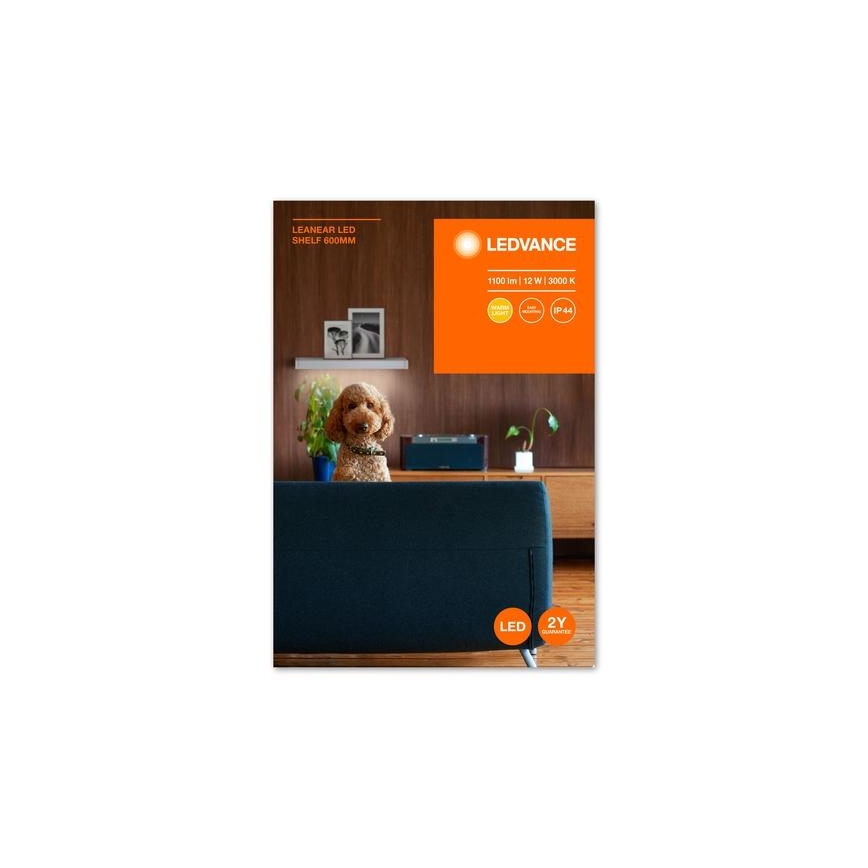 Ledvance - Polica sa LED osvetljenjem LINEAR LED/12W/230V 60 cm IP44