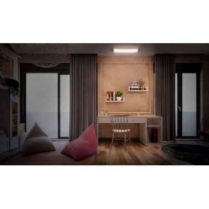 Ledvance - LED prigušiva stropna svetiljka OFFICE LINE LED/20W/230V 60 cm + daljinski upravljač