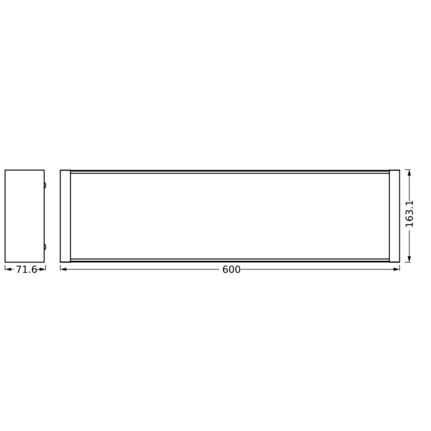 Ledvance - LED prigušiva stropna svetiljka OFFICE LINE LED/20W/230V 60 cm + daljinski upravljač